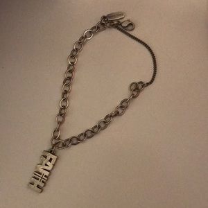 James Avery charm bracelet with FAITH charm